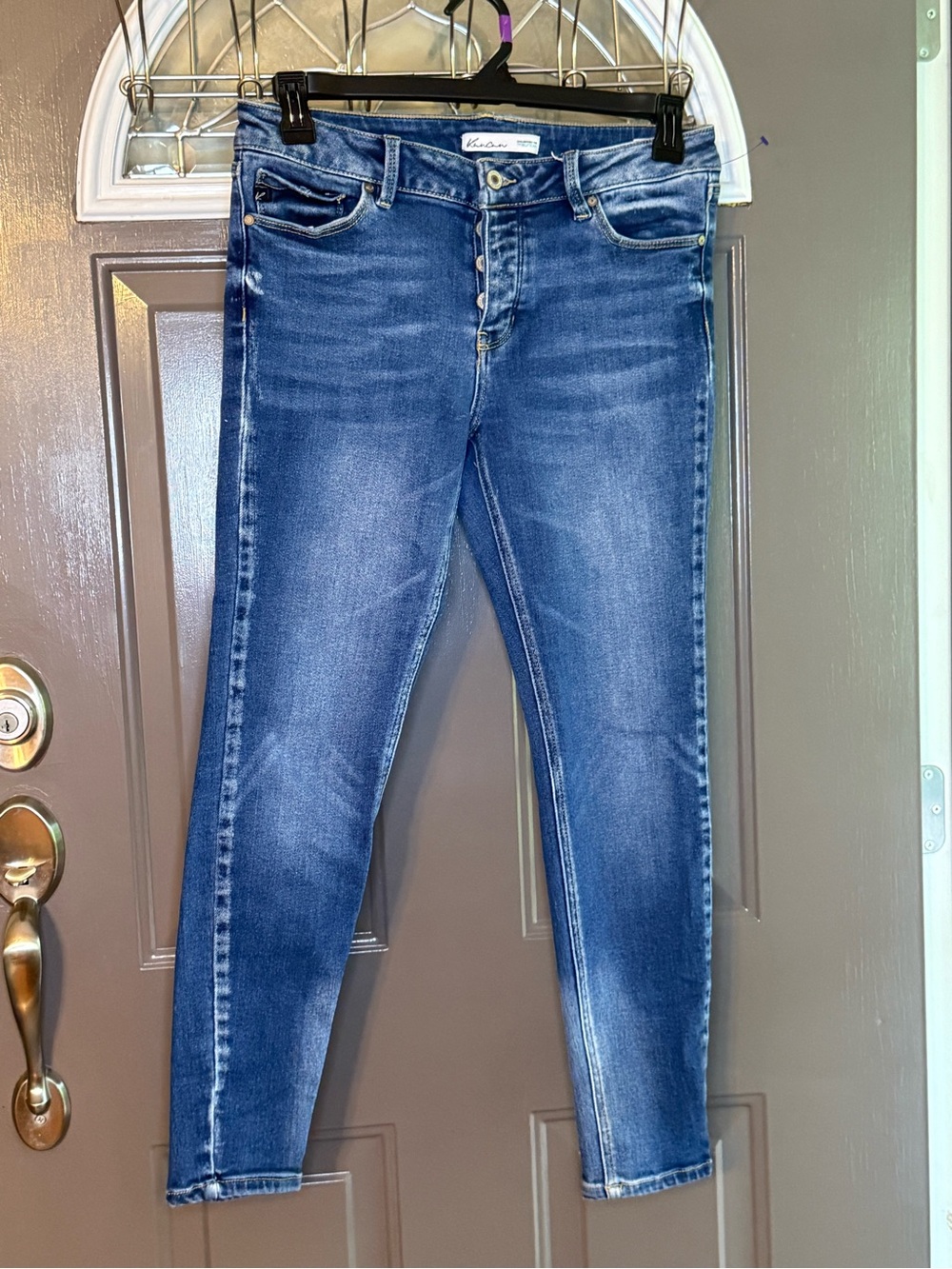 KanCan Women's Skinny Jeans - Blue Wash